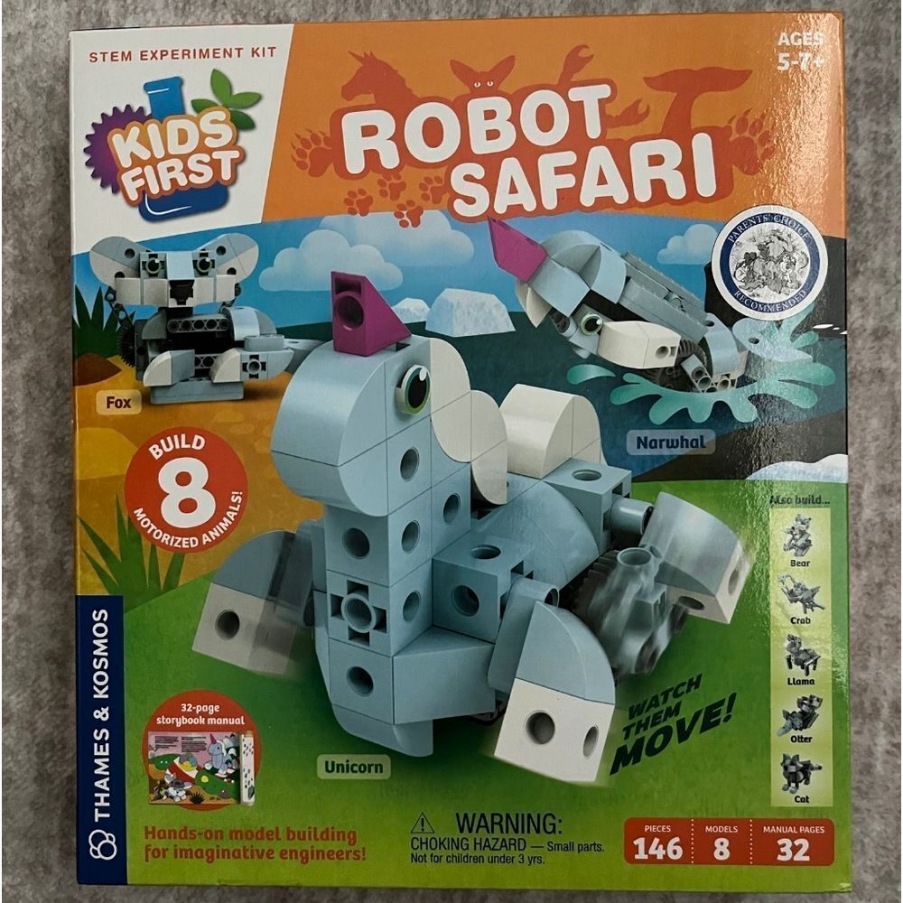 🌺 $30 New Kids First Robot Safari STEM Activity Kit
